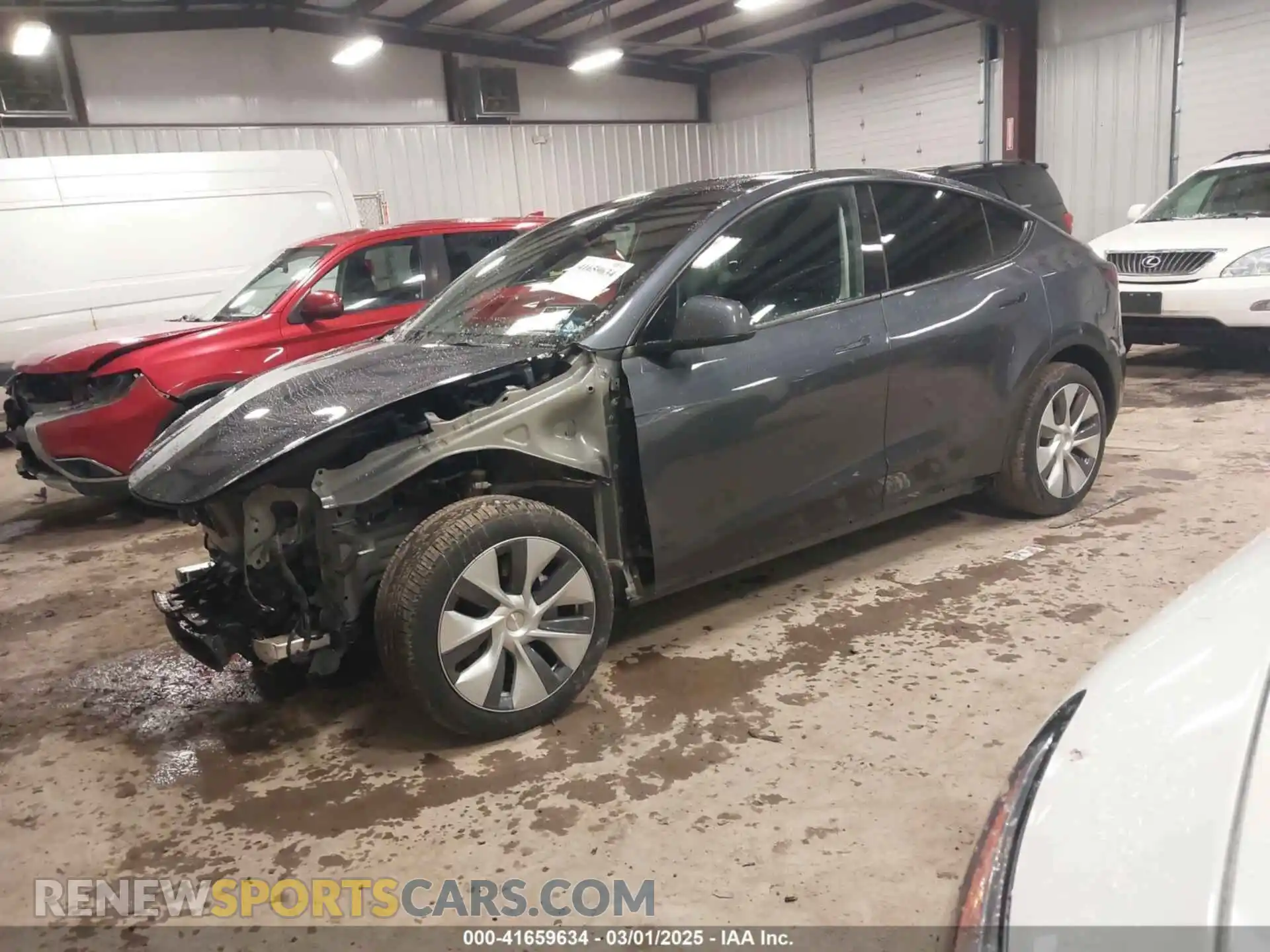 2 Photograph of a damaged car 7SAYGDEE7PA206096 TESLA MODEL Y 2023