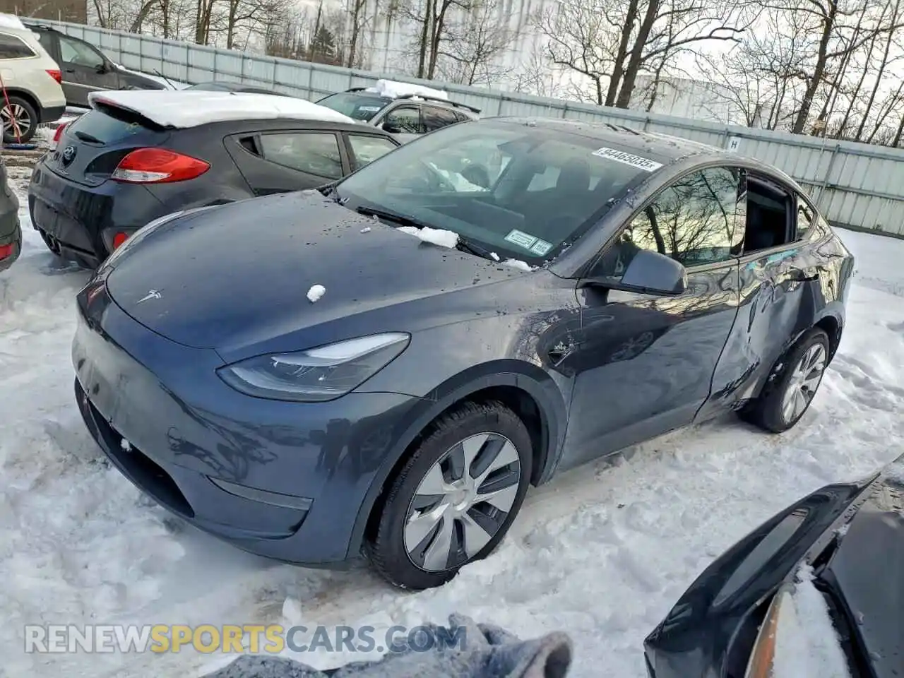 1 Photograph of a damaged car 7SAYGDEE7PA207975 TESLA MODEL Y 2023