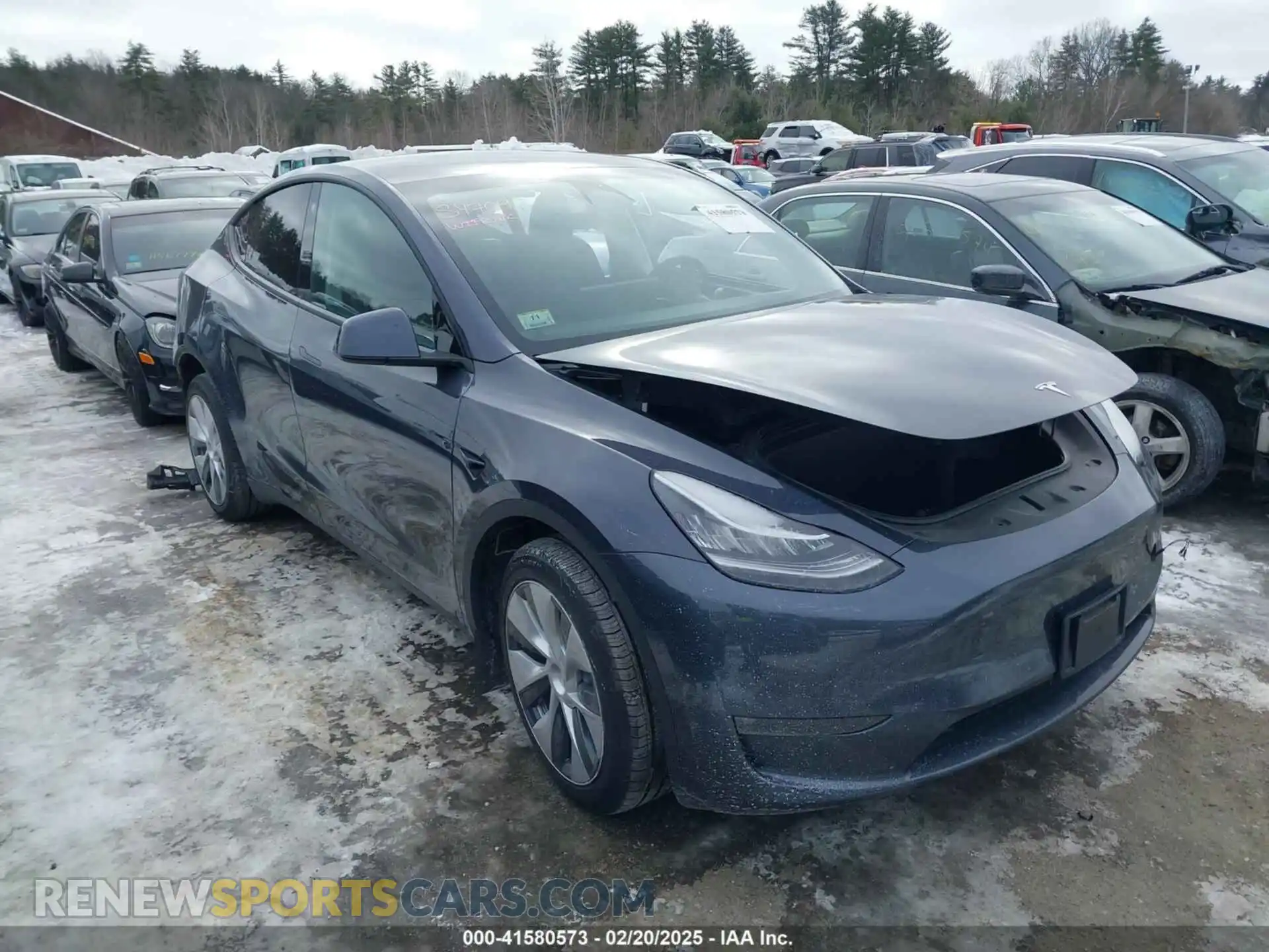 1 Photograph of a damaged car 7SAYGDEE7PF602709 TESLA MODEL Y 2023