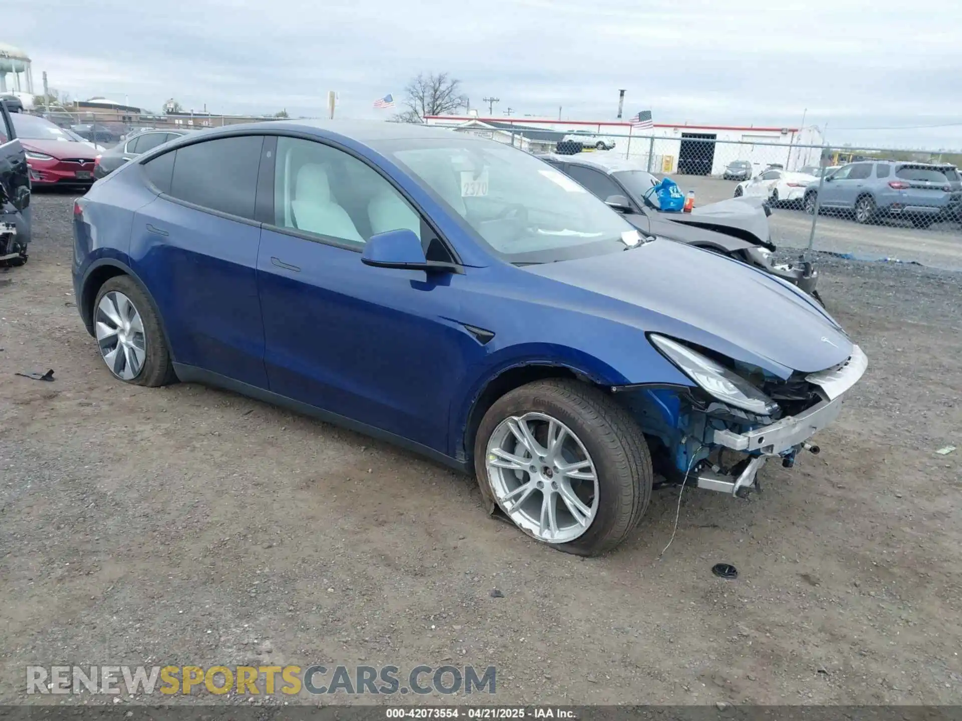 1 Photograph of a damaged car 7SAYGDEE7PF616500 TESLA MODEL Y 2023