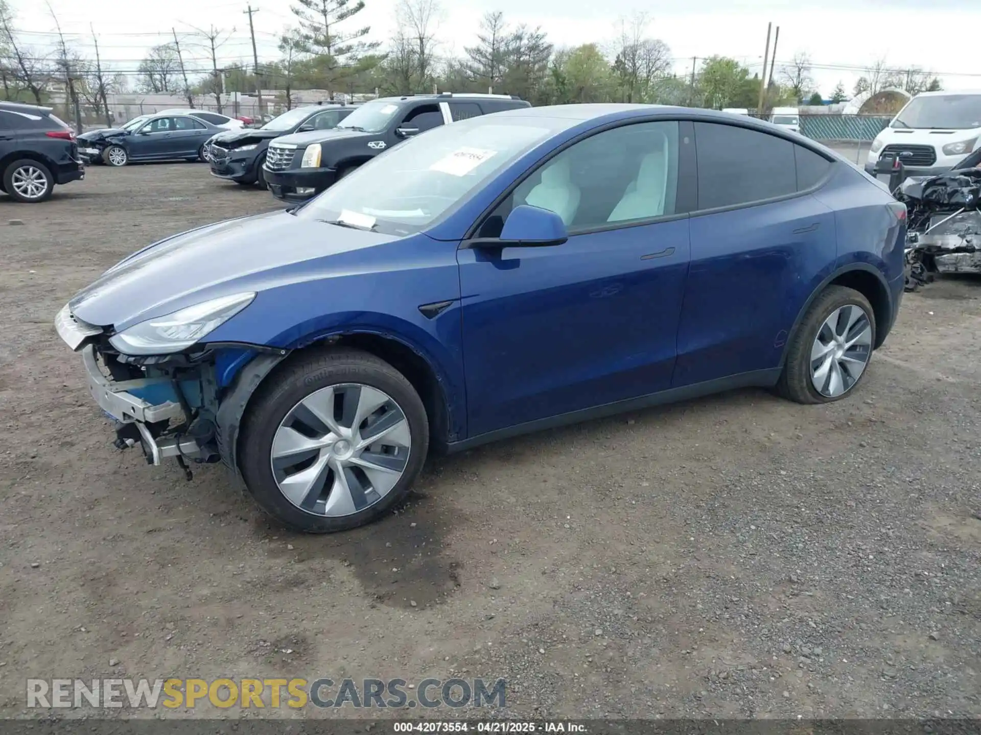 2 Photograph of a damaged car 7SAYGDEE7PF616500 TESLA MODEL Y 2023