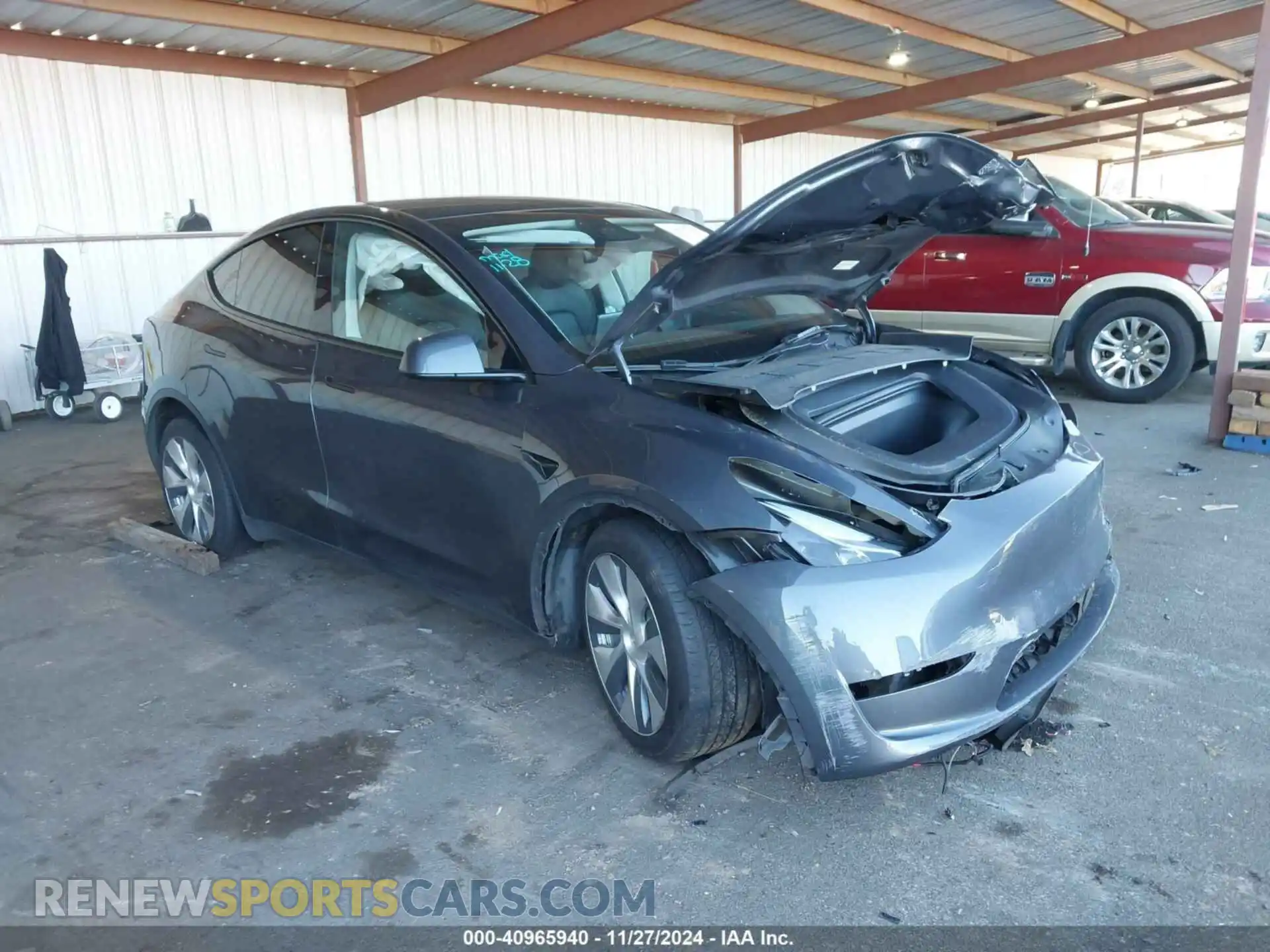1 Photograph of a damaged car 7SAYGDEE7PF628341 TESLA MODEL Y 2023