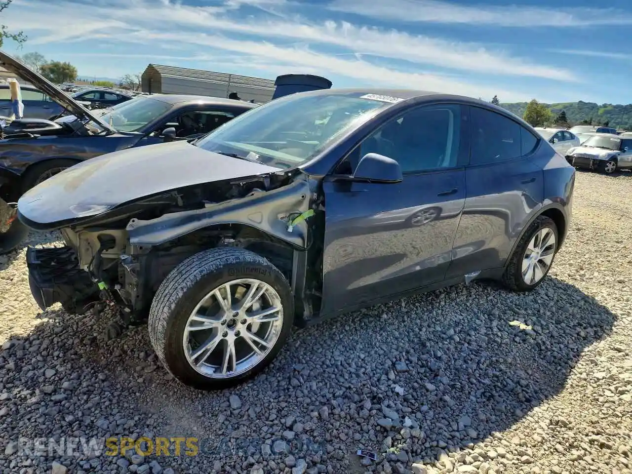 1 Photograph of a damaged car 7SAYGDEE7PF632888 TESLA MODEL Y 2023