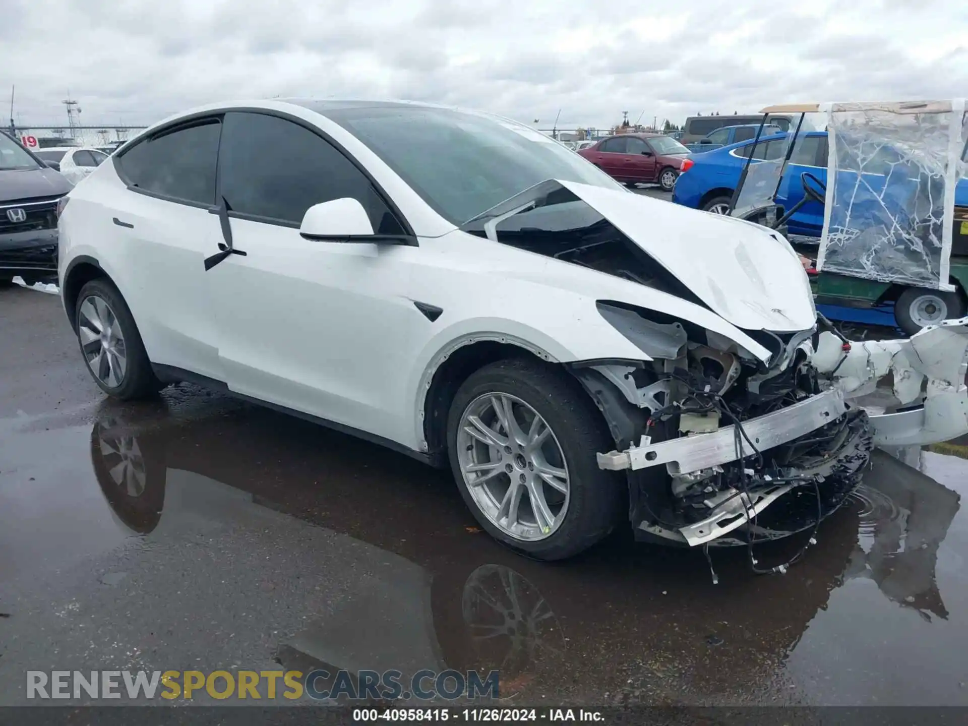 1 Photograph of a damaged car 7SAYGDEE7PF669908 TESLA MODEL Y 2023