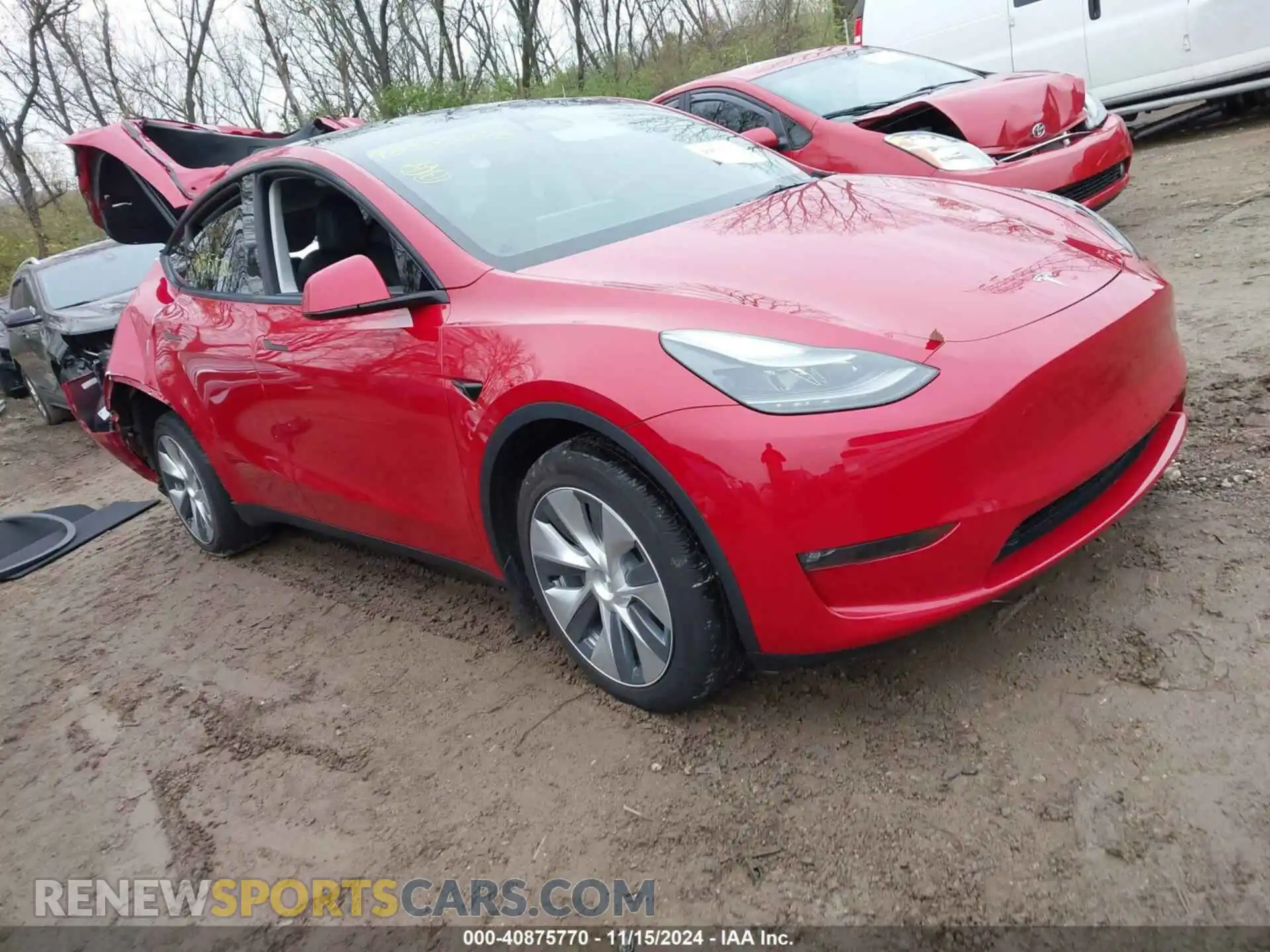 1 Photograph of a damaged car 7SAYGDEE7PF674249 TESLA MODEL Y 2023