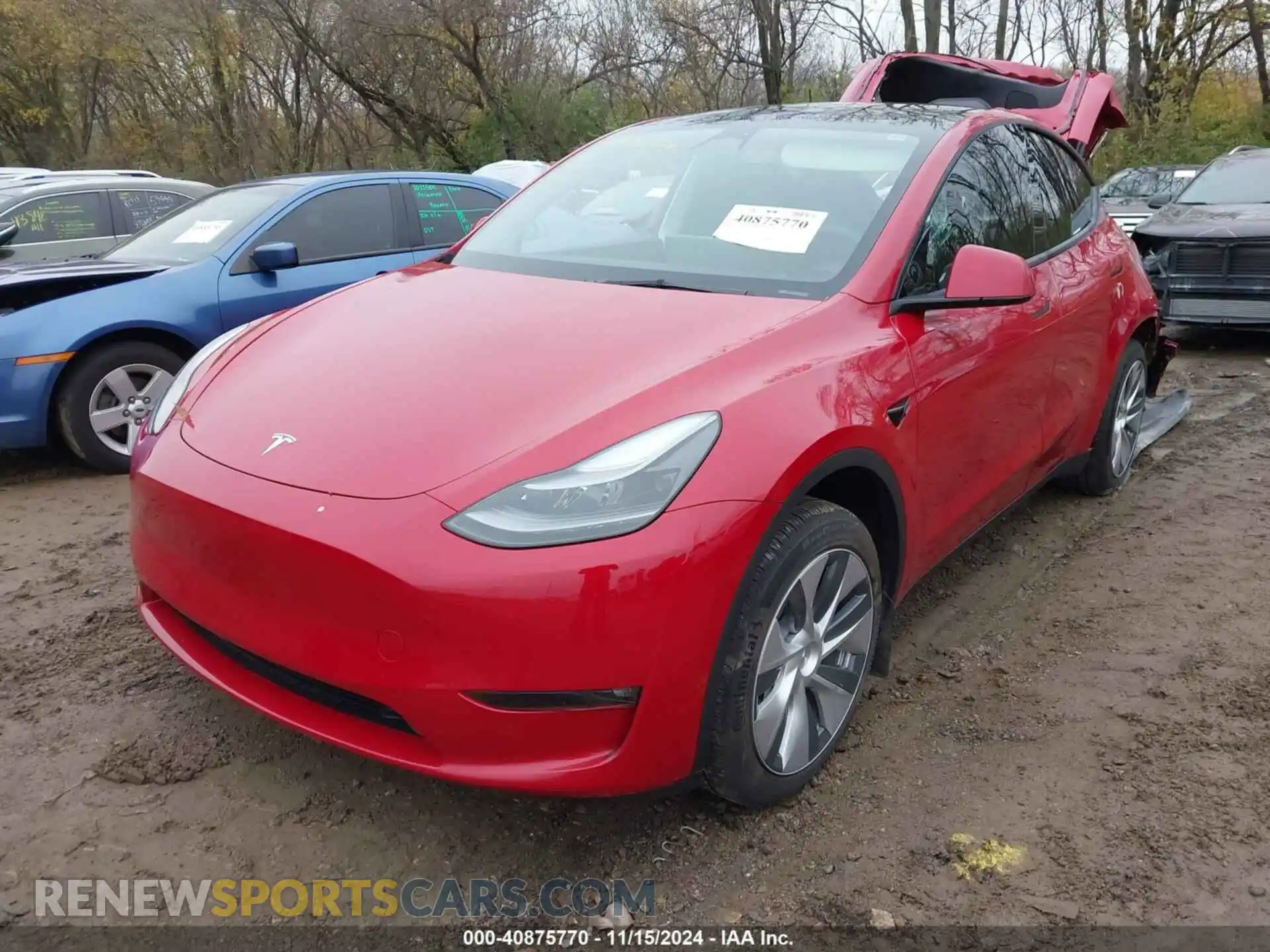 2 Photograph of a damaged car 7SAYGDEE7PF674249 TESLA MODEL Y 2023
