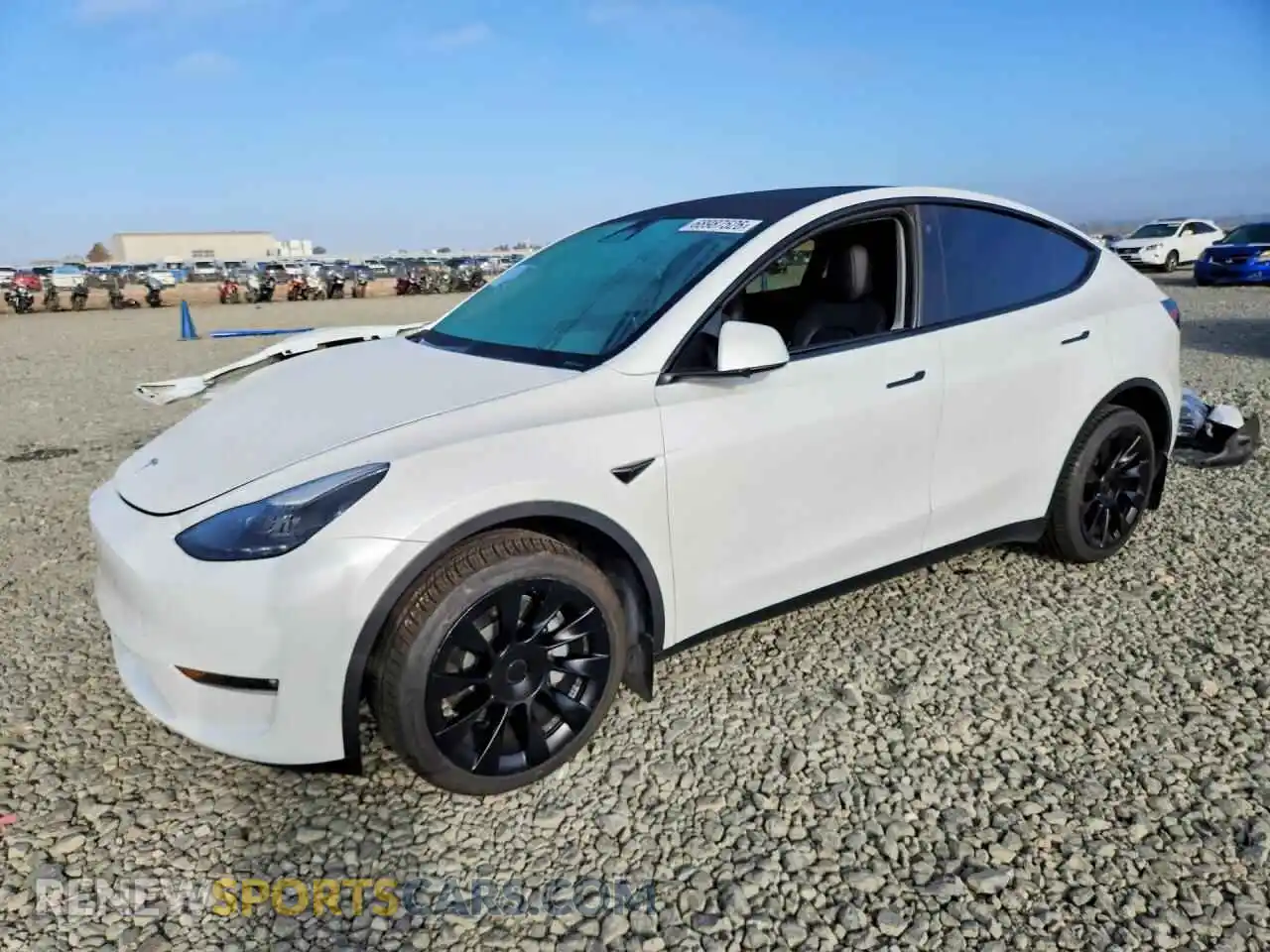 1 Photograph of a damaged car 7SAYGDEE7PF690225 TESLA MODEL Y 2023