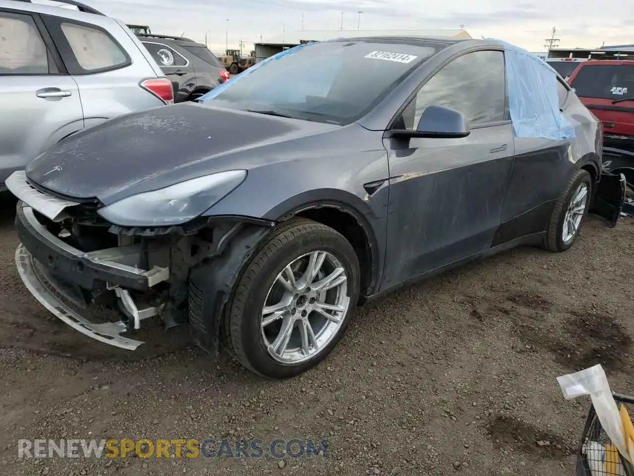 1 Photograph of a damaged car 7SAYGDEE7PF706519 TESLA MODEL Y 2023