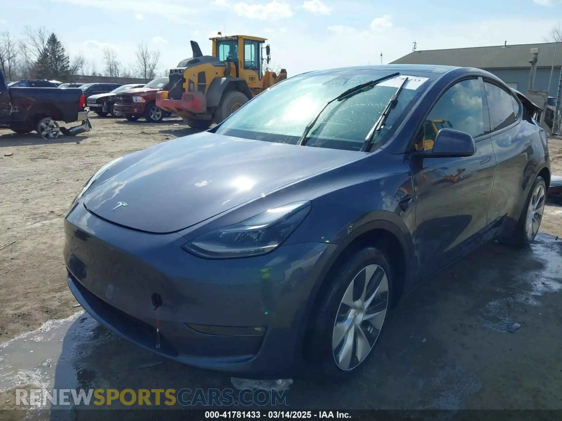 2 Photograph of a damaged car 7SAYGDEE7PF755980 TESLA MODEL Y 2023