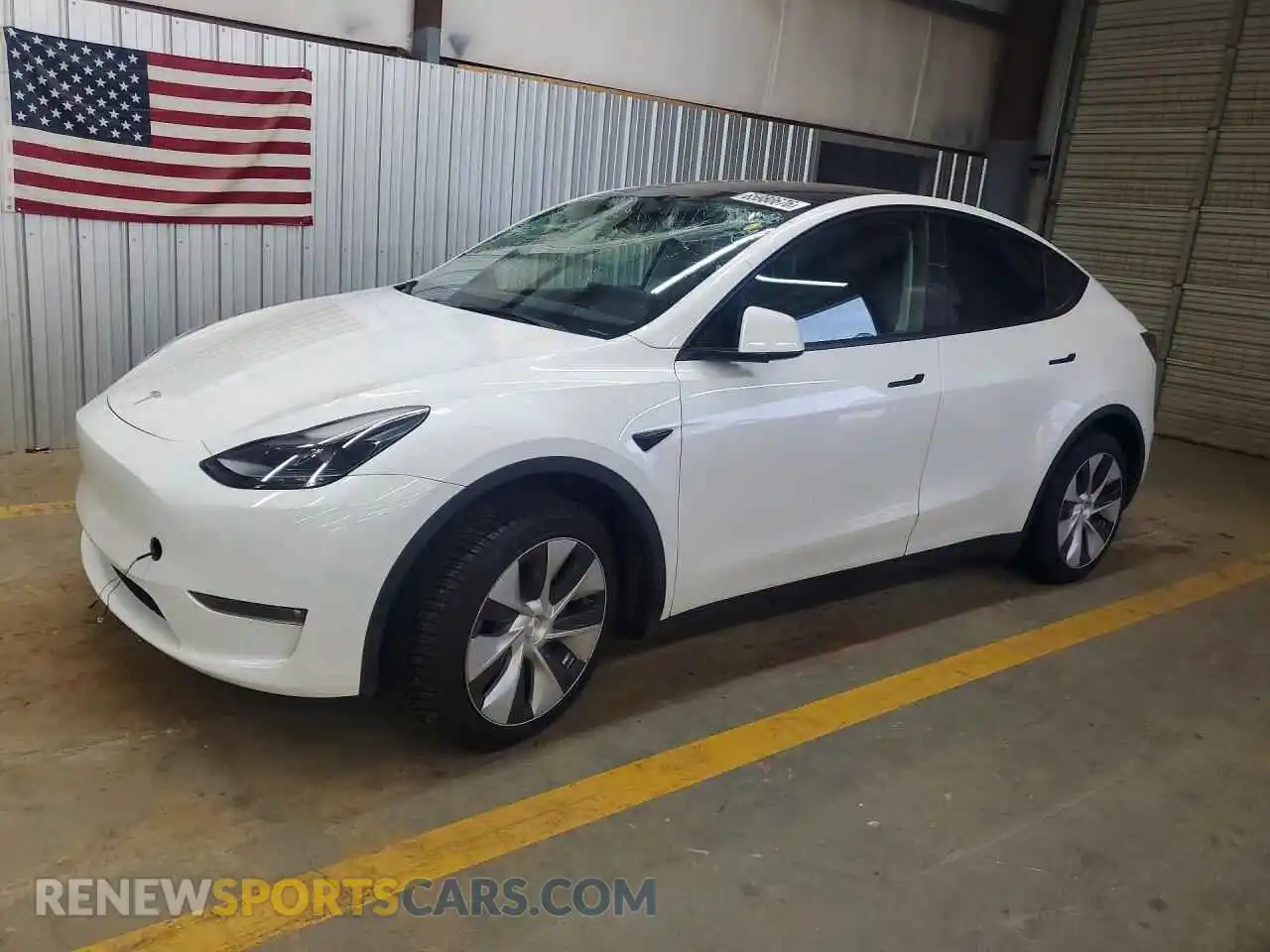 1 Photograph of a damaged car 7SAYGDEE7PF763657 TESLA MODEL Y 2023