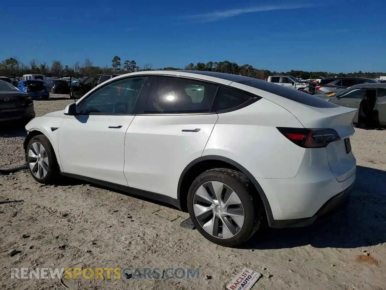 2 Фотография поврежденного автомобиля 7SAYGDEE7PF764517 TESLA MODEL Y 2023