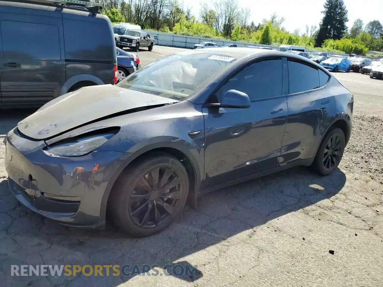 1 Photograph of a damaged car 7SAYGDEE7PF781902 TESLA MODEL Y 2023