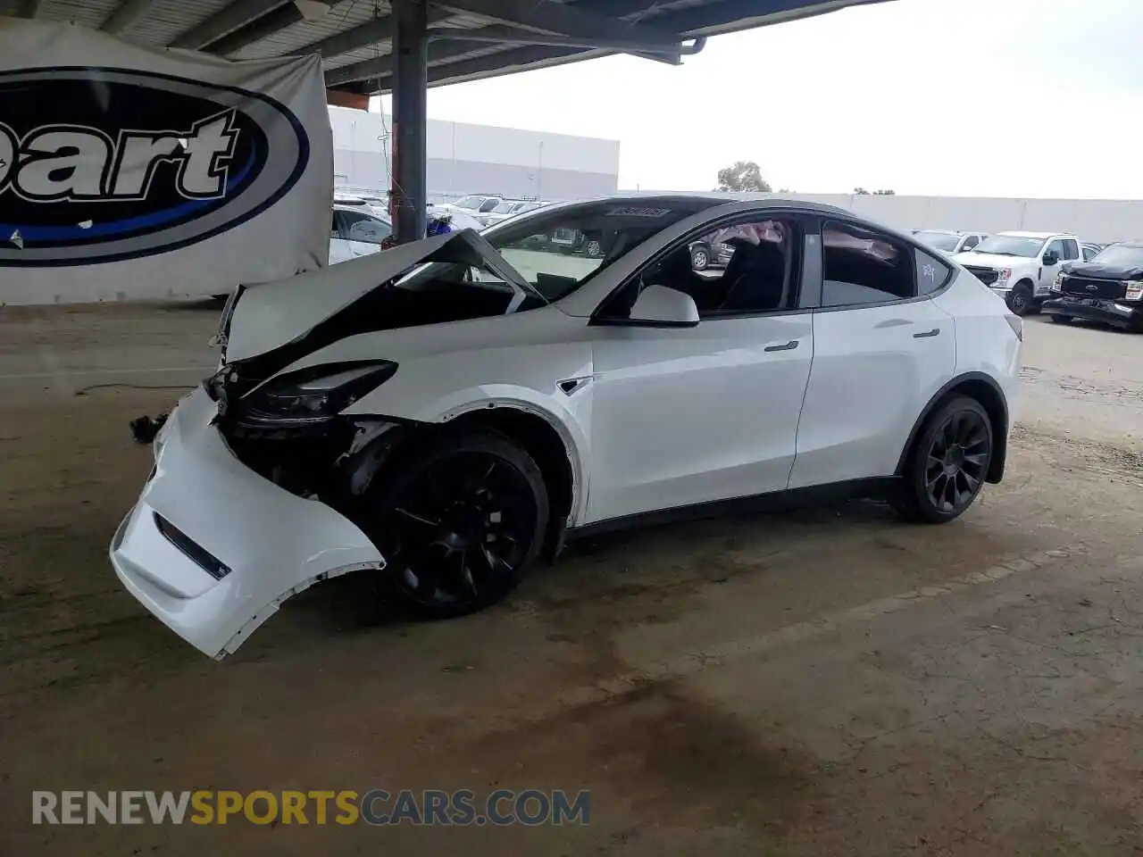 1 Photograph of a damaged car 7SAYGDEE7PF792429 TESLA MODEL Y 2023