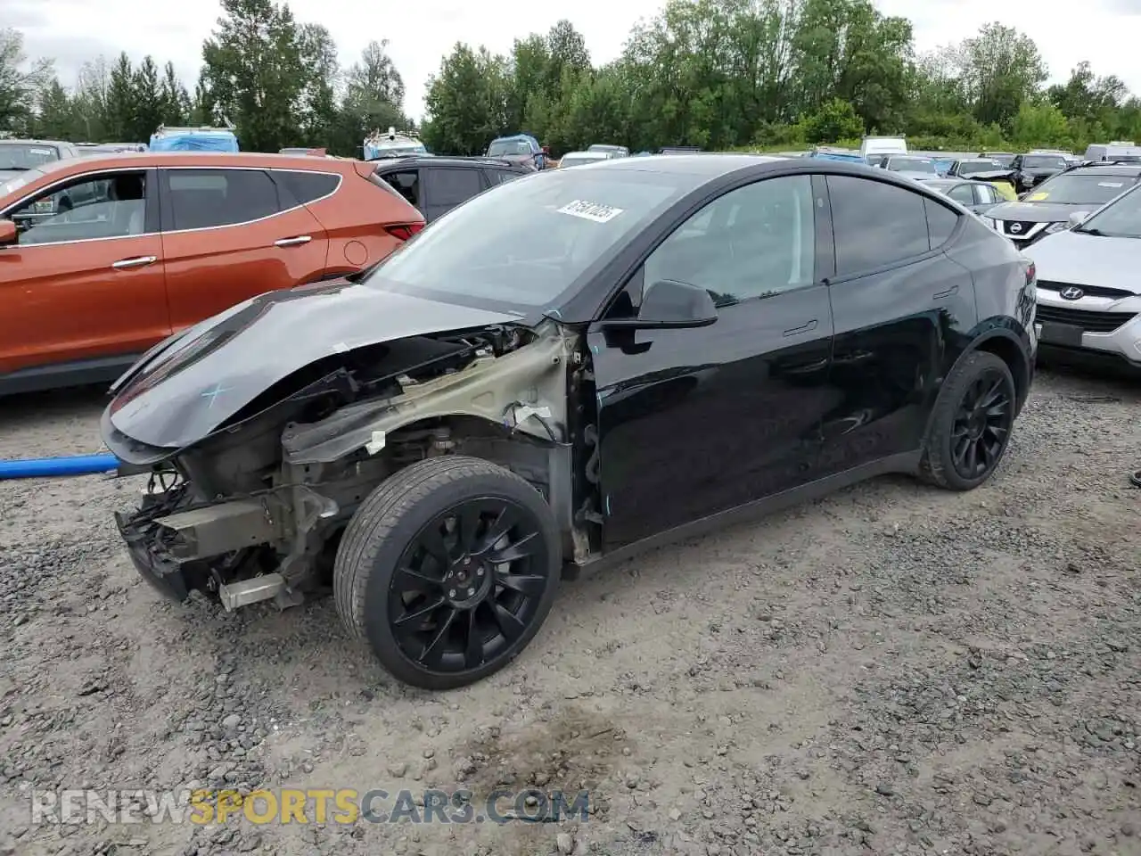 1 Photograph of a damaged car 7SAYGDEE7PF803428 TESLA MODEL Y 2023