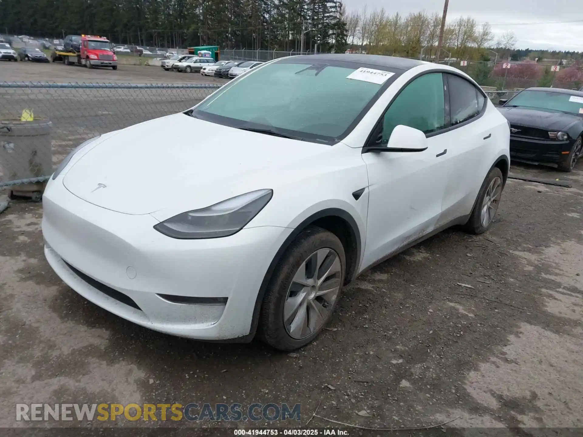 2 Photograph of a damaged car 7SAYGDEE7PF805518 TESLA MODEL Y 2023