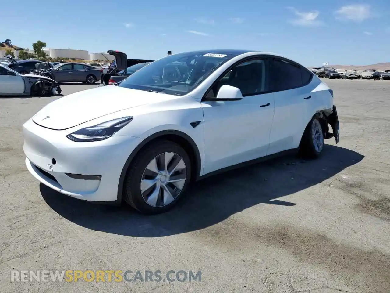 1 Фотография поврежденного автомобиля 7SAYGDEE7PF816597 TESLA MODEL Y 2023