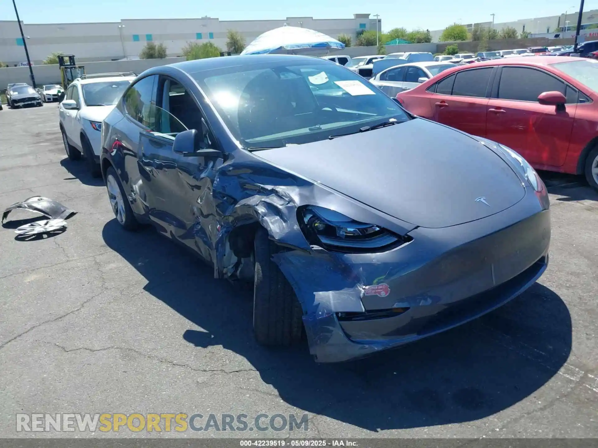 1 Photograph of a damaged car 7SAYGDEE7PF851849 TESLA MODEL Y 2023