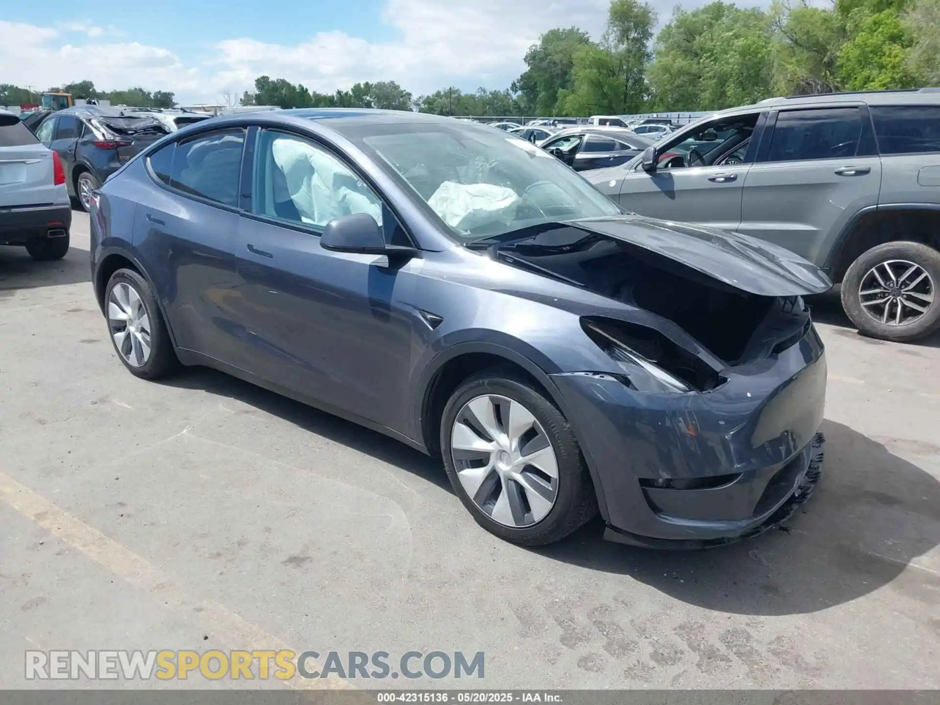 1 Photograph of a damaged car 7SAYGDEE7PF852113 TESLA MODEL Y 2023