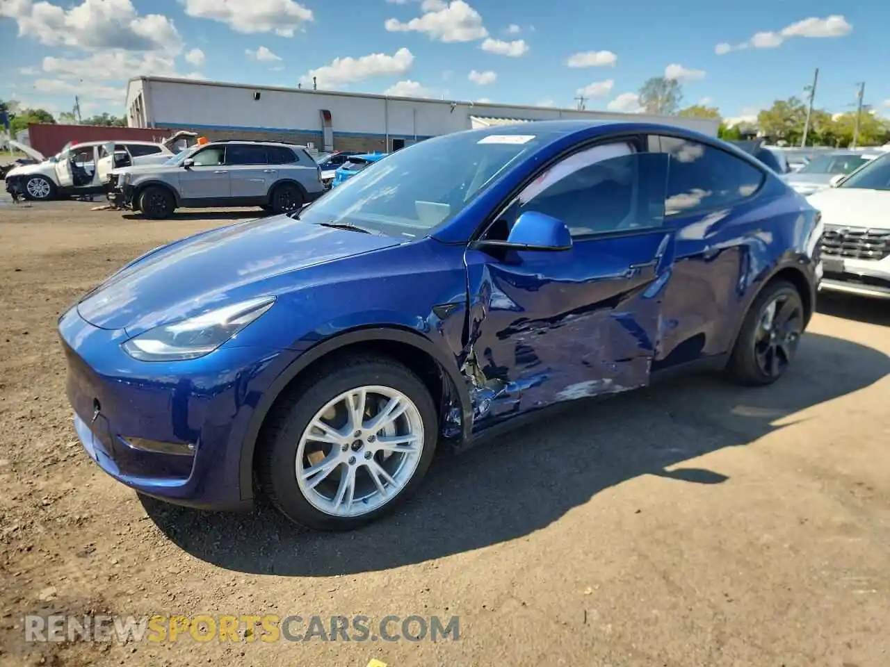 1 Photograph of a damaged car 7SAYGDEE7PF856596 TESLA MODEL Y 2023