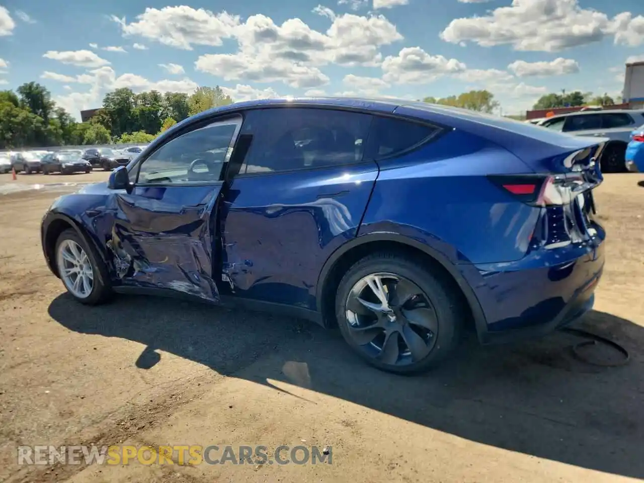 2 Photograph of a damaged car 7SAYGDEE7PF856596 TESLA MODEL Y 2023