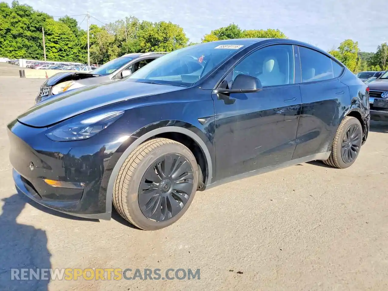 1 Photograph of a damaged car 7SAYGDEE7PF858283 TESLA MODEL Y 2023
