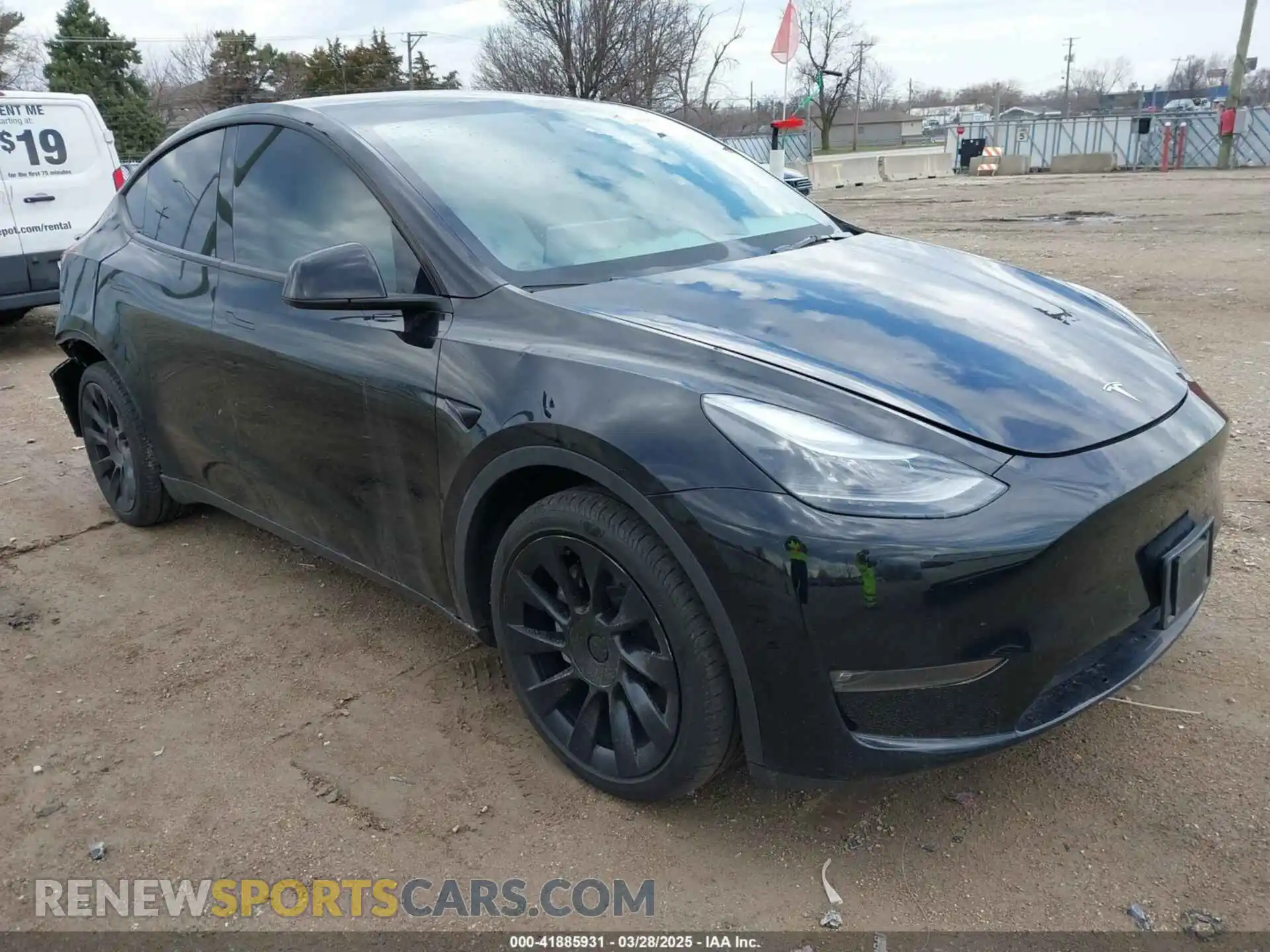1 Фотография поврежденного автомобиля 7SAYGDEE7PF868165 TESLA MODEL Y 2023