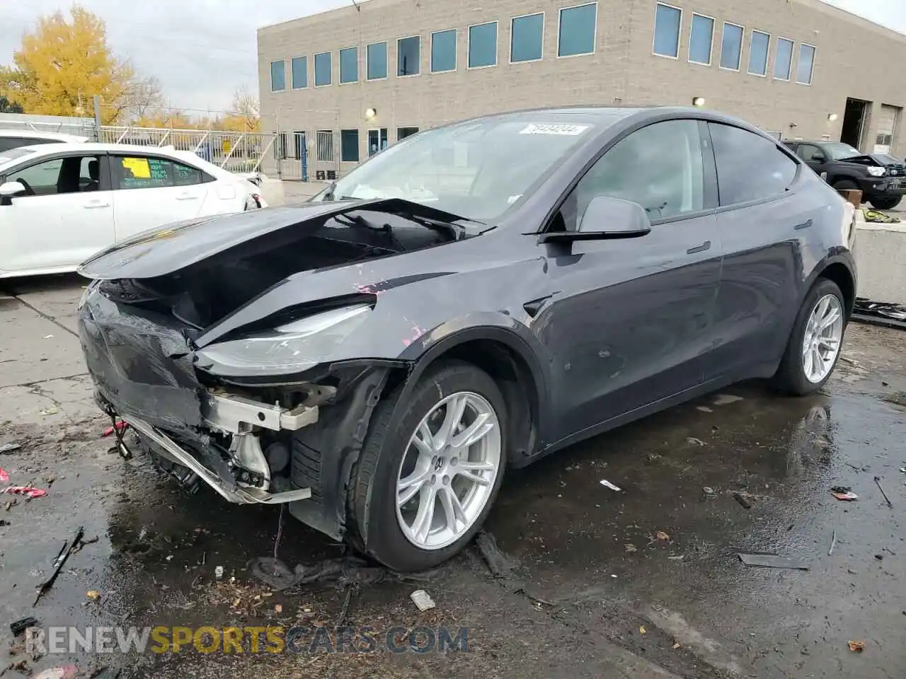 1 Photograph of a damaged car 7SAYGDEE7PF879523 TESLA MODEL Y 2023