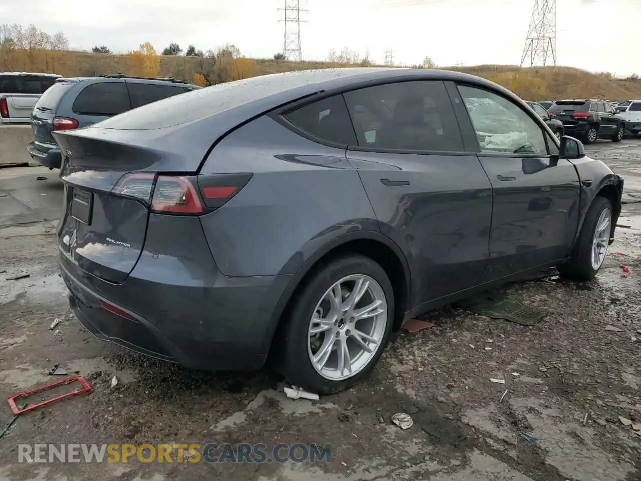 3 Photograph of a damaged car 7SAYGDEE7PF879523 TESLA MODEL Y 2023