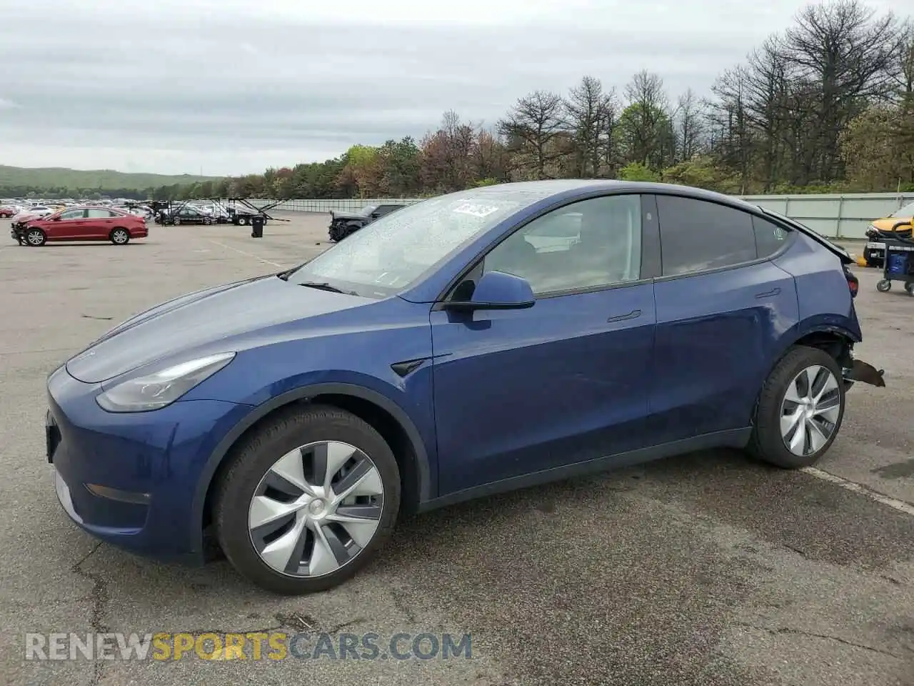 1 Photograph of a damaged car 7SAYGDEE7PF893695 TESLA MODEL Y 2023