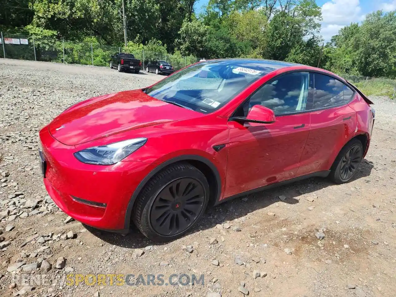 1 Photograph of a damaged car 7SAYGDEE7PF893972 TESLA MODEL Y 2023