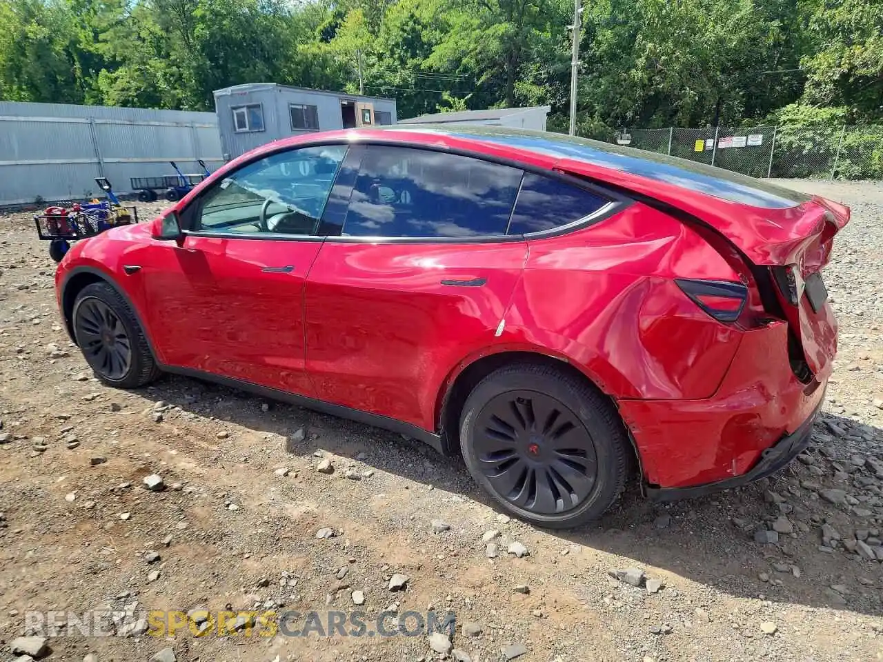 2 Photograph of a damaged car 7SAYGDEE7PF893972 TESLA MODEL Y 2023