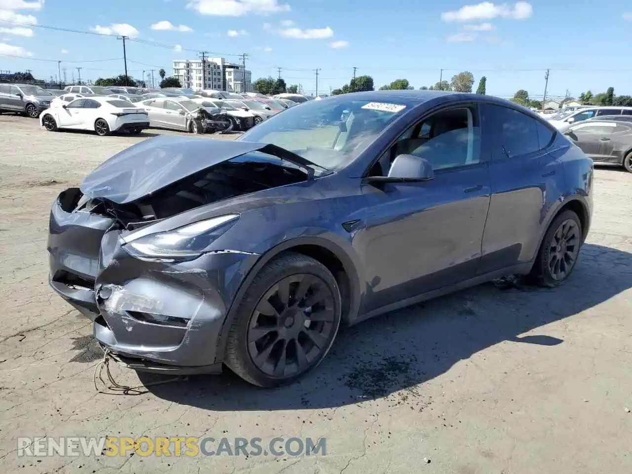 1 Photograph of a damaged car 7SAYGDEE7PF898377 TESLA MODEL Y 2023