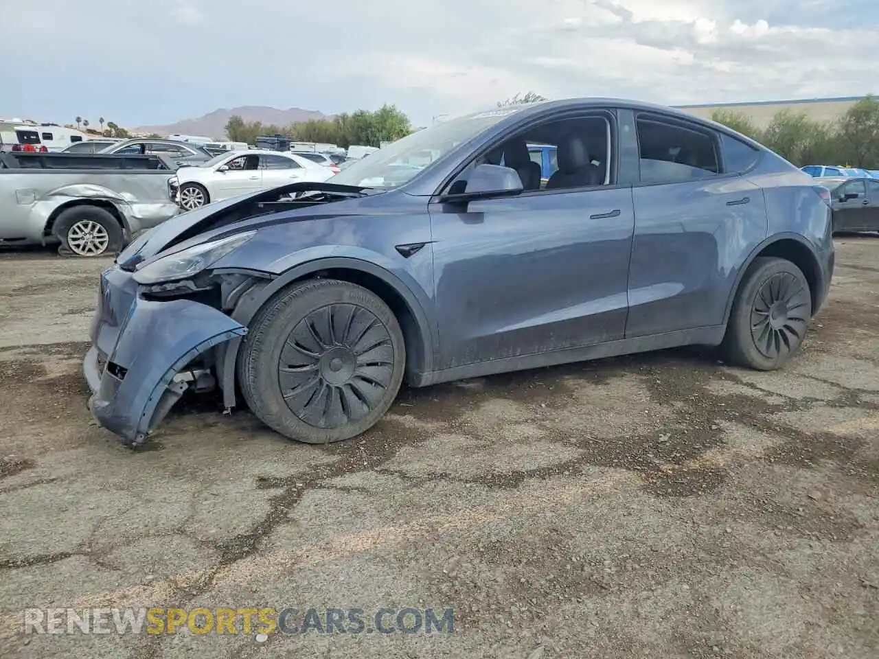 1 Photograph of a damaged car 7SAYGDEE7PF929238 TESLA MODEL Y 2023