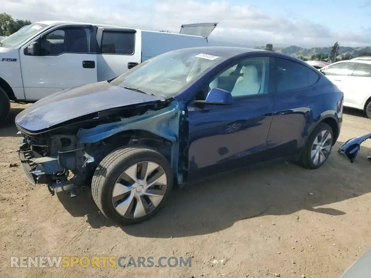 1 Photograph of a damaged car 7SAYGDEE7PF942474 TESLA MODEL Y 2023