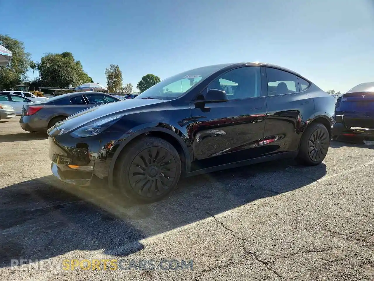 1 Photograph of a damaged car 7SAYGDEE7PF944628 TESLA MODEL Y 2023