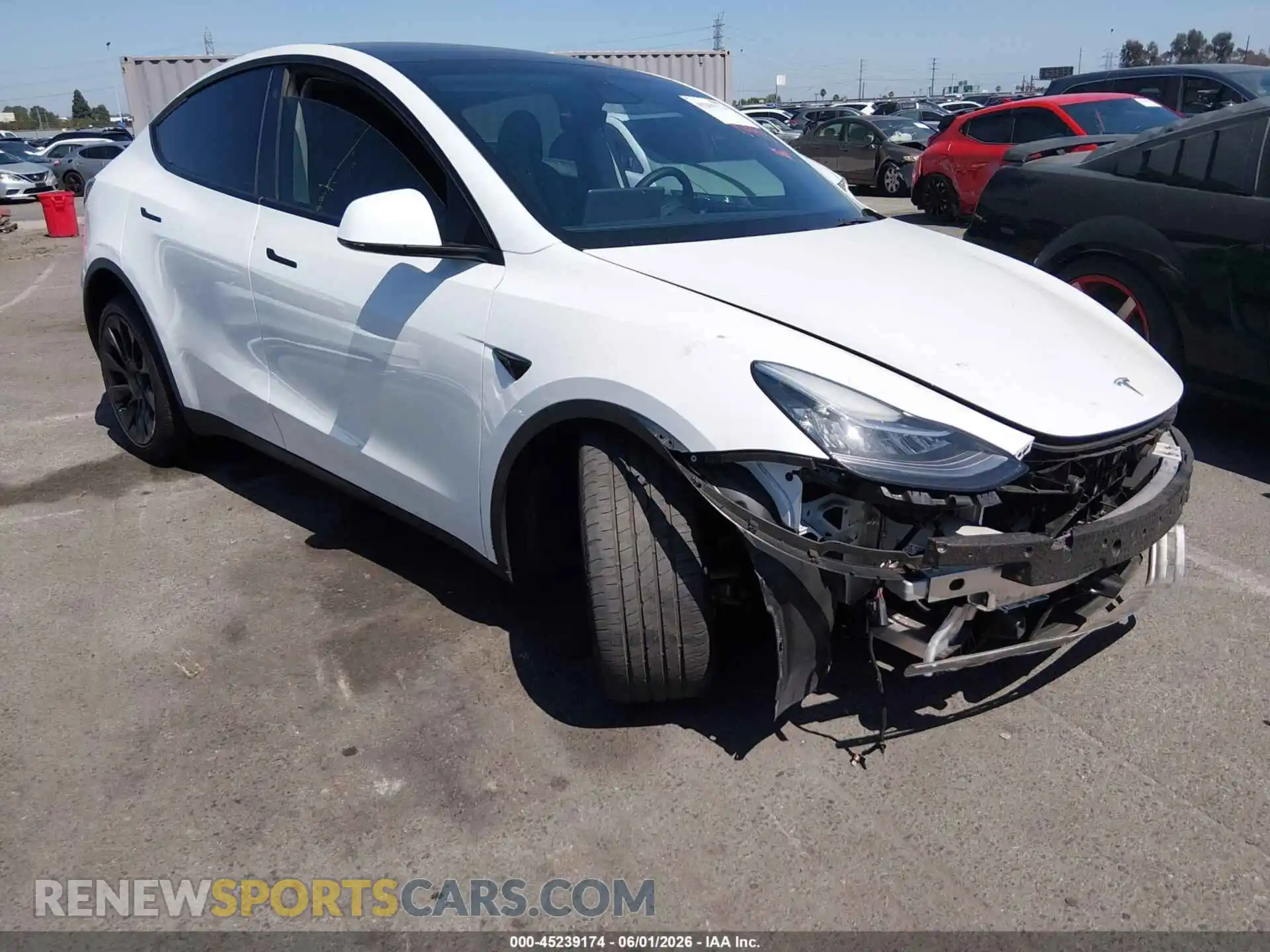 1 Фотография поврежденного автомобиля 7SAYGDEE8PA025301 TESLA MODEL Y 2023