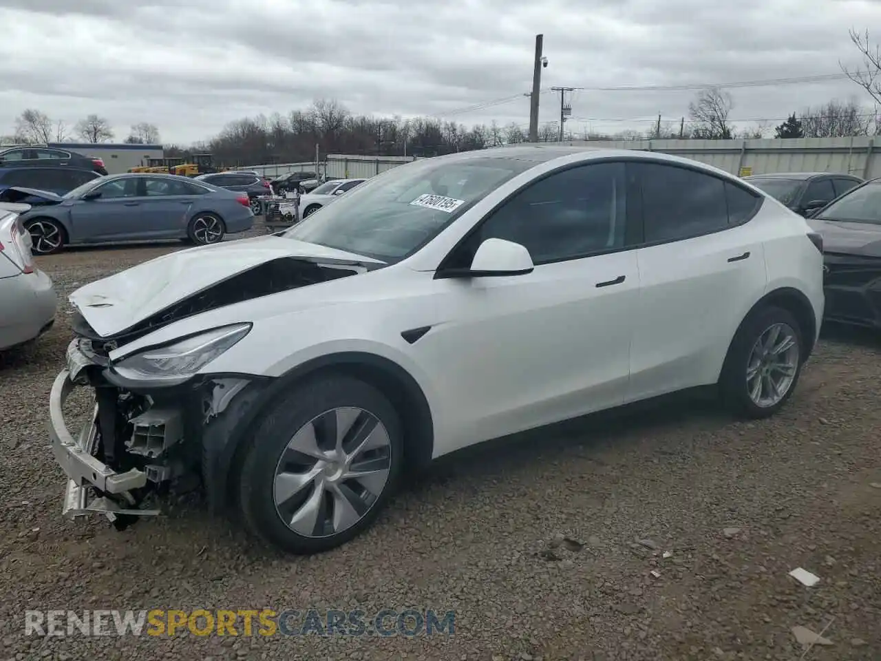 1 Photograph of a damaged car 7SAYGDEE8PA028490 TESLA MODEL Y 2023