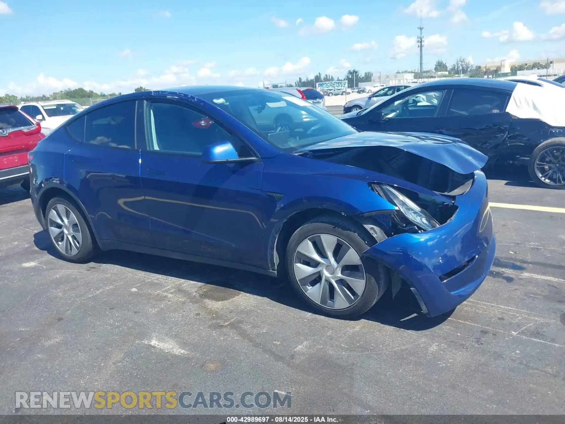 1 Photograph of a damaged car 7SAYGDEE8PA033432 TESLA MODEL Y 2023