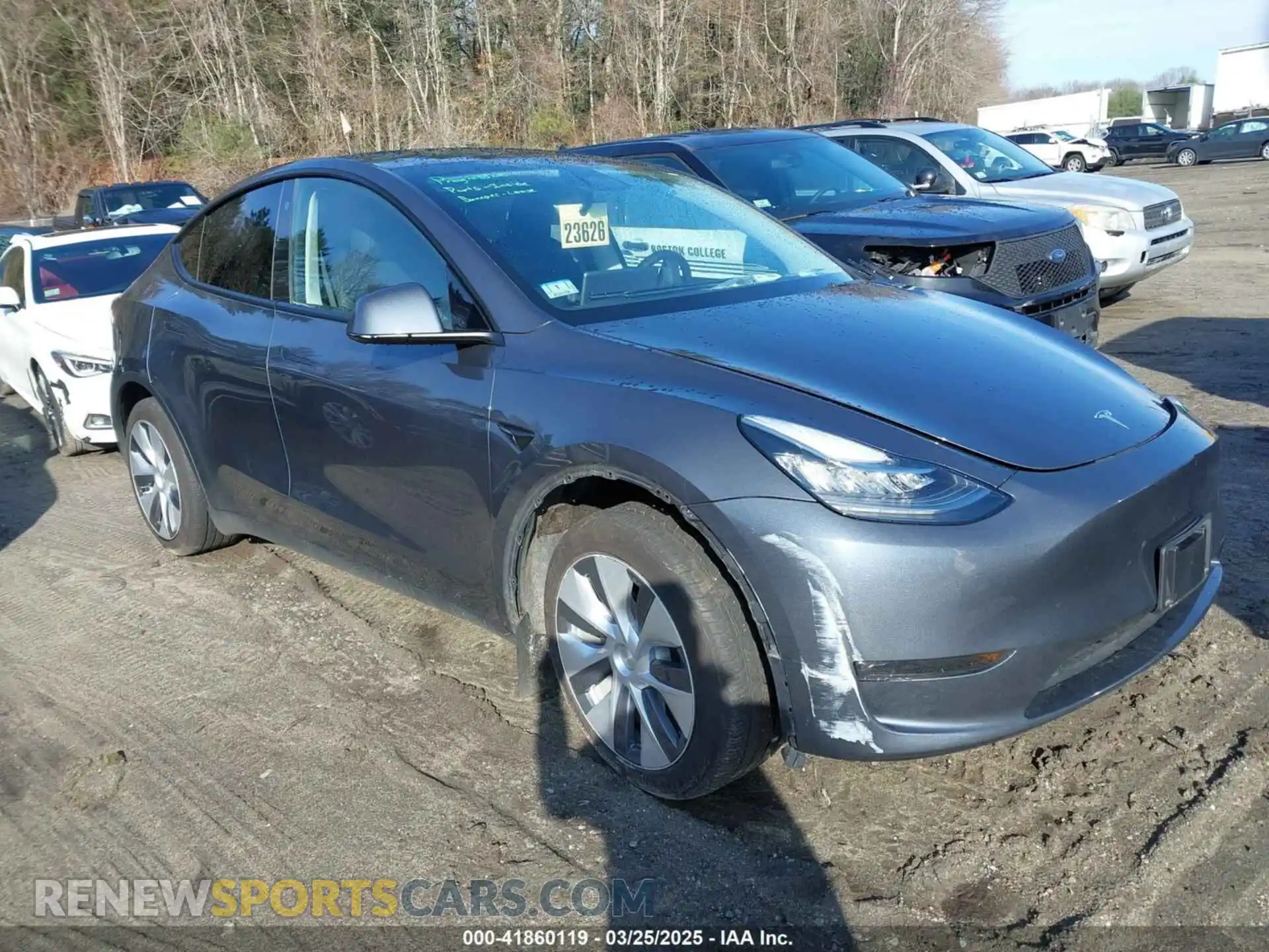 1 Photograph of a damaged car 7SAYGDEE8PA041336 TESLA MODEL Y 2023