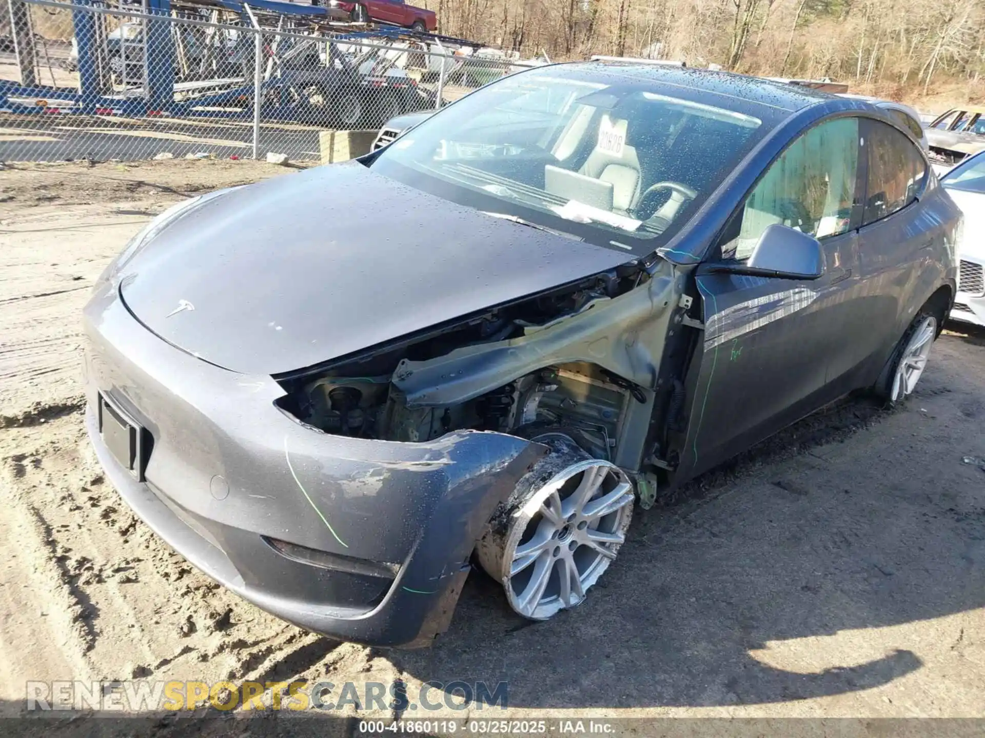 2 Photograph of a damaged car 7SAYGDEE8PA041336 TESLA MODEL Y 2023