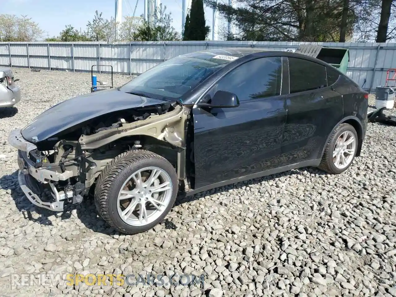 1 Photograph of a damaged car 7SAYGDEE8PA062753 TESLA MODEL Y 2023