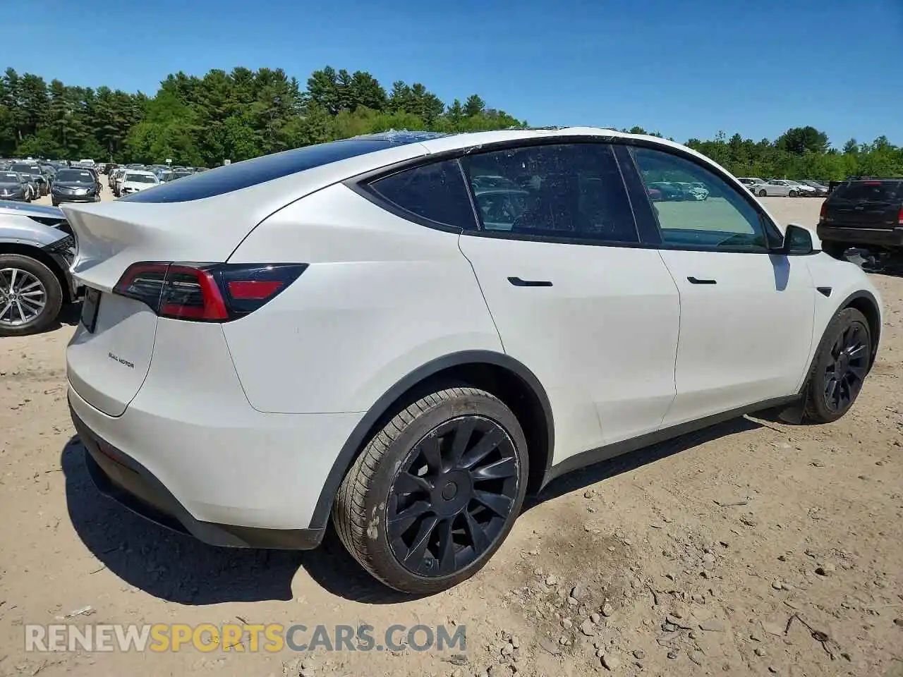 3 fotografías del automóvil dañado 7SAYGDEE8PA076510 TESLA MODEL Y 2023