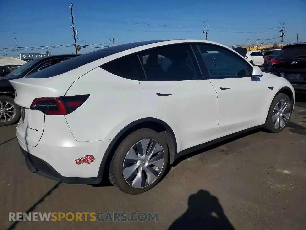 3 Photograph of a damaged car 7SAYGDEE8PA092660 TESLA MODEL Y 2023