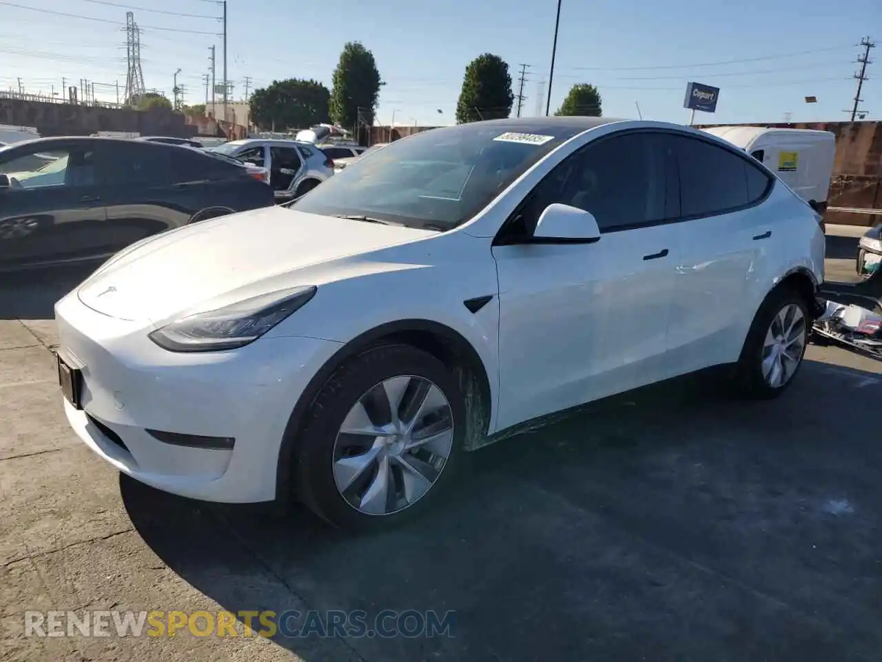 1 Photograph of a damaged car 7SAYGDEE8PA093209 TESLA MODEL Y 2023