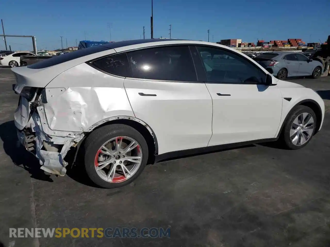 3 Photograph of a damaged car 7SAYGDEE8PA093209 TESLA MODEL Y 2023