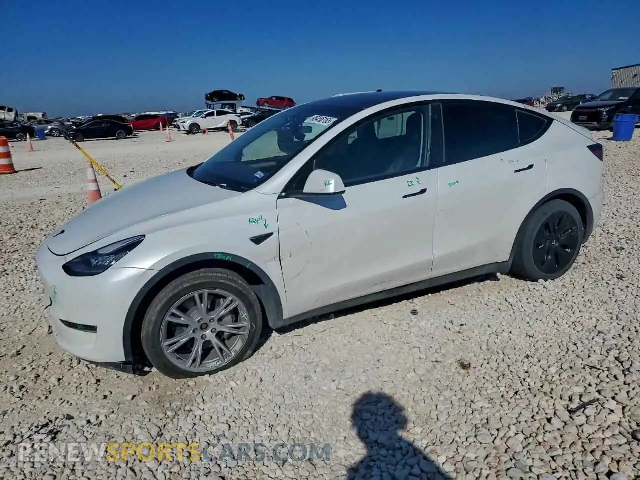 1 Photograph of a damaged car 7SAYGDEE8PA095669 TESLA MODEL Y 2023