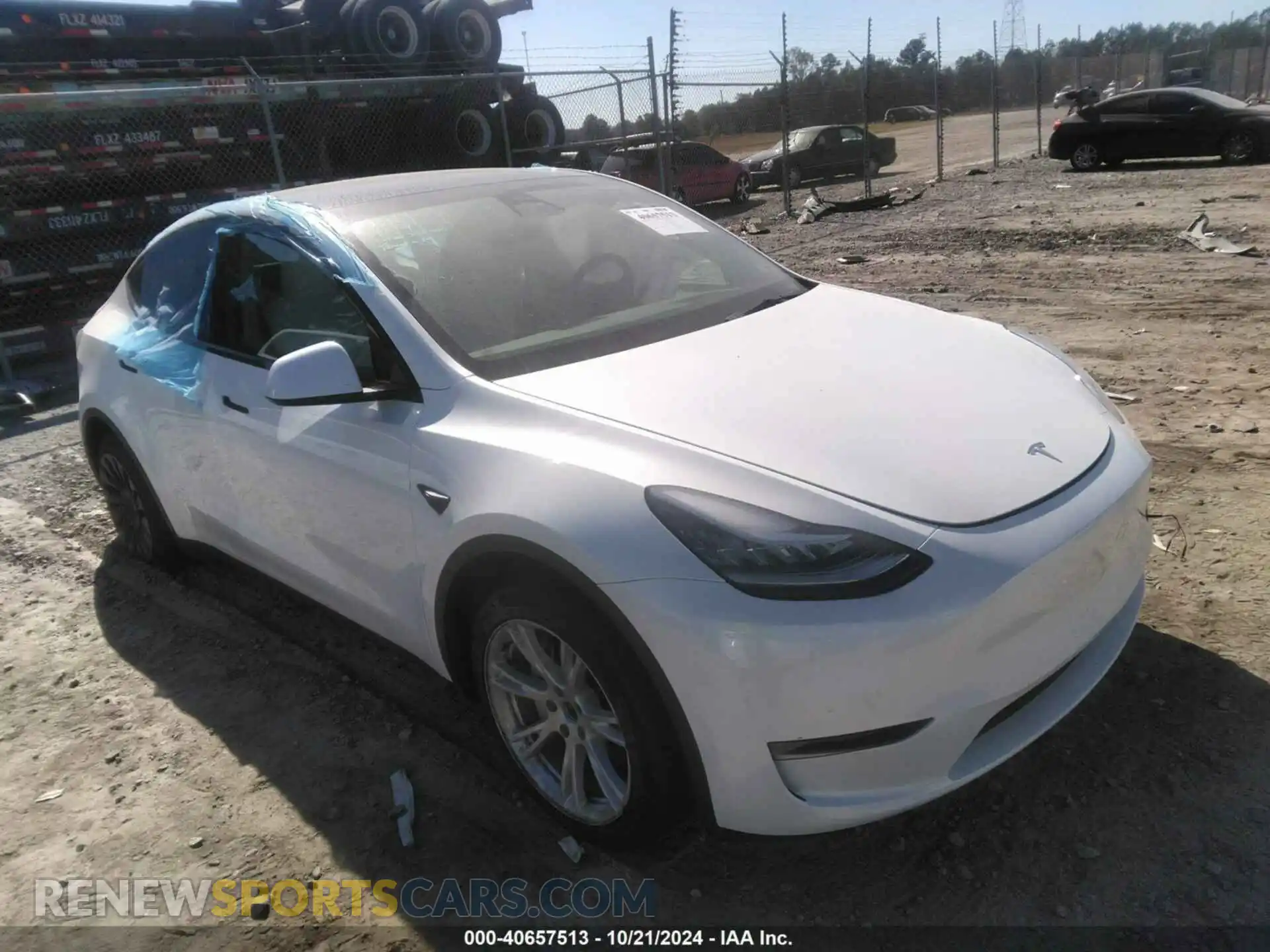 1 Photograph of a damaged car 7SAYGDEE8PA101924 TESLA MODEL Y 2023