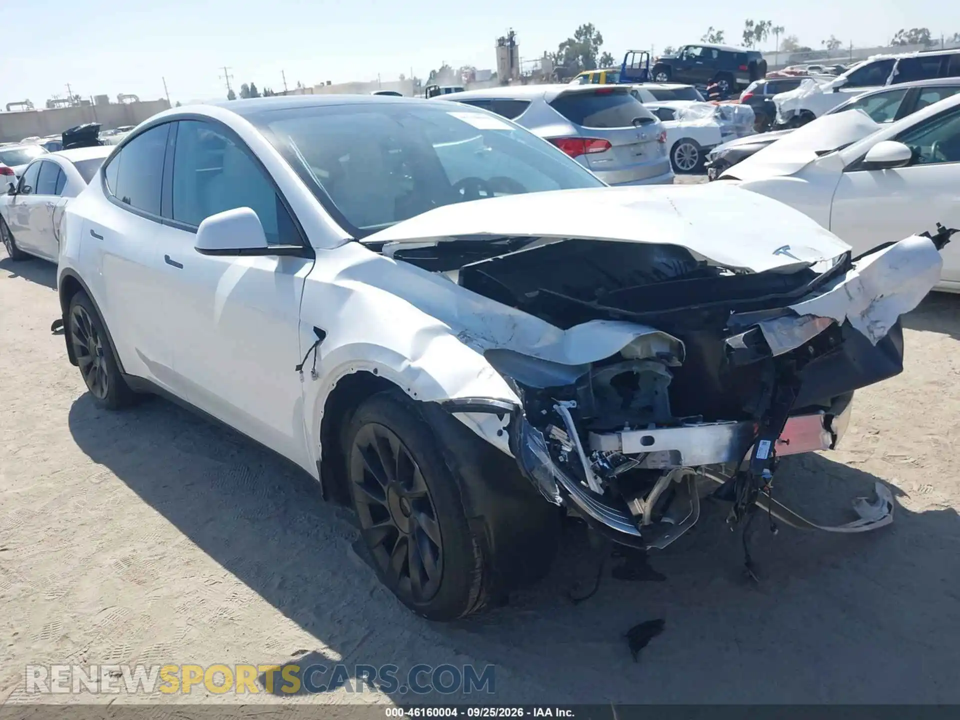 1 Photograph of a damaged car 7SAYGDEE8PA106055 TESLA MODEL Y 2023