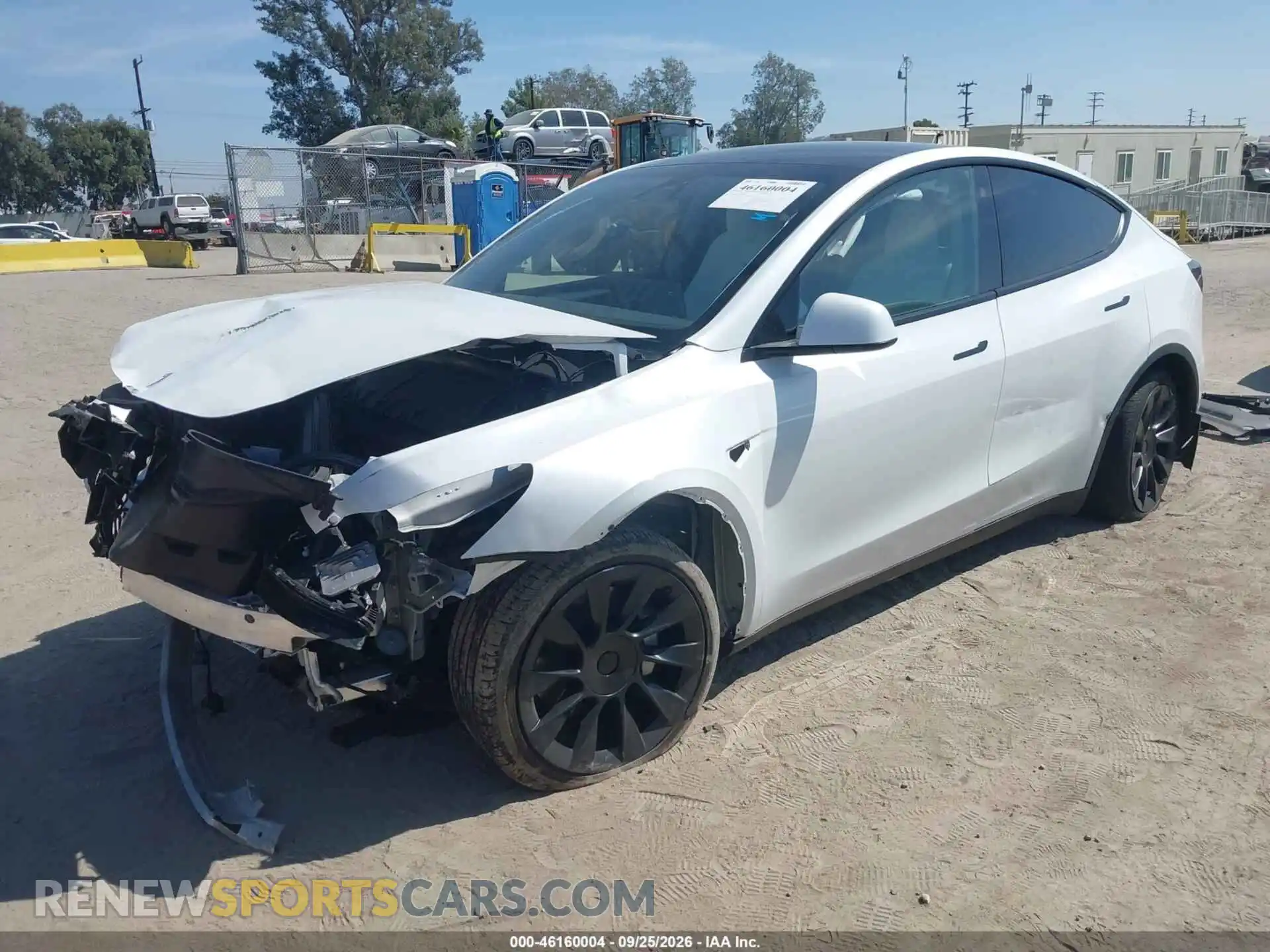 2 Photograph of a damaged car 7SAYGDEE8PA106055 TESLA MODEL Y 2023