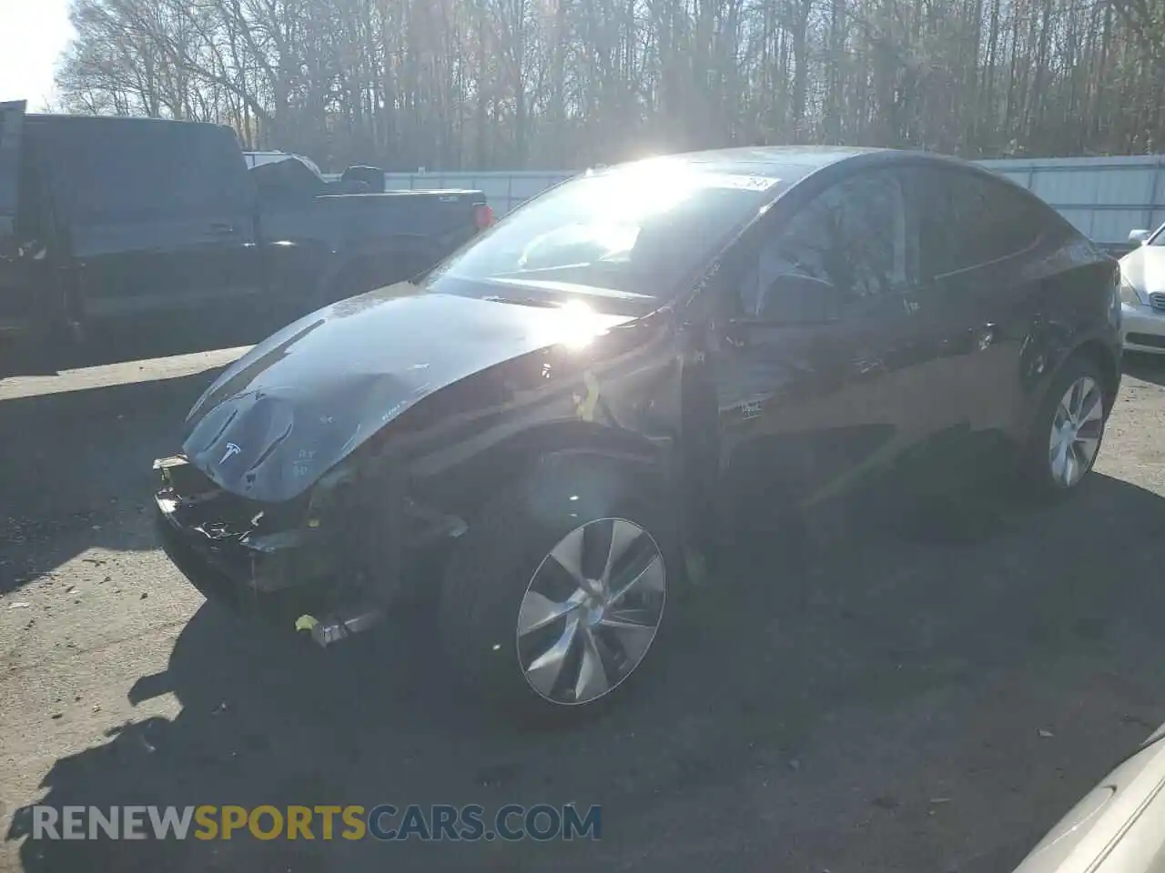 1 Photograph of a damaged car 7SAYGDEE8PA108582 TESLA MODEL Y 2023